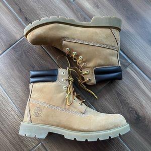 Timberland premium 6-inch waterproof boots beige